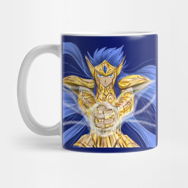 camus of aquarius ecopop saint seiya gold saint art by jorge_lebeau